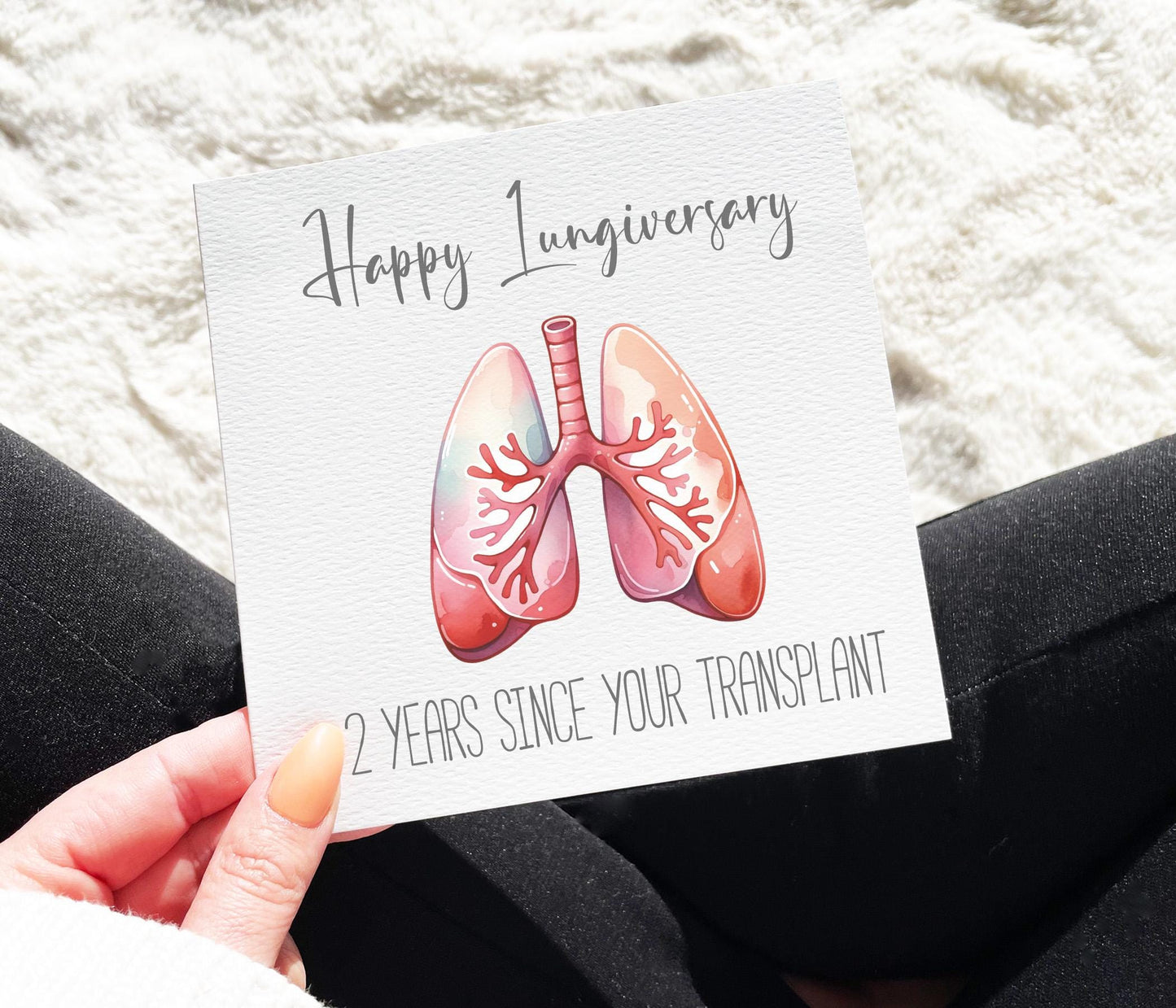 Lungiversary Card