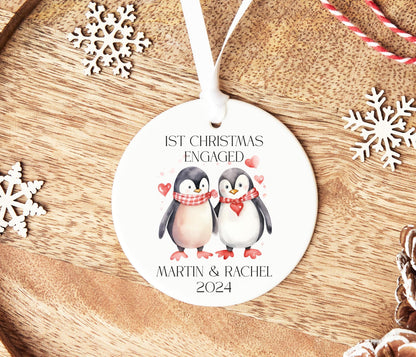 Engaged 1st Christmas Bauble