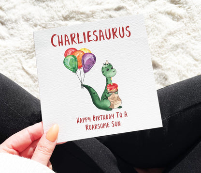 Roarsome Dinosaur Birthday Card
