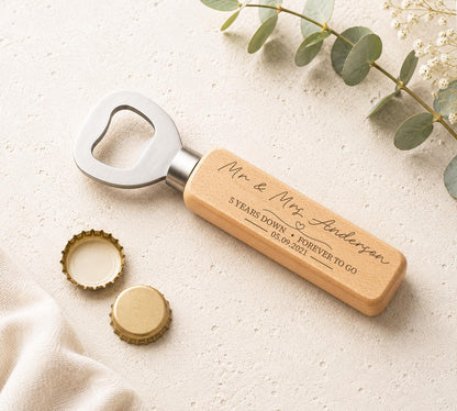 5 Years Down, Forever To Go Chopping Board, Wood 5th Anniversary Gift, Wooden Wedding Anniversary Present Chopping Board