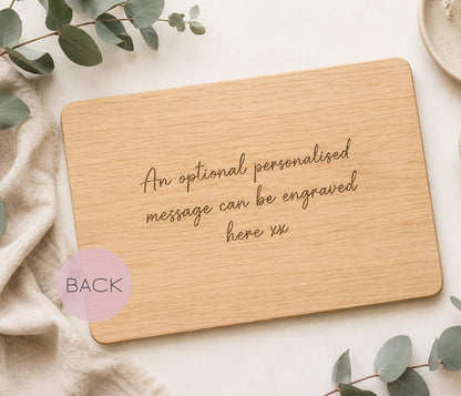 Personalised New Home Gift, Housewarming Present For First Home, Engraved Wooden Chopping Board With Names And Year