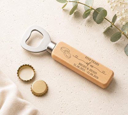 5 Years Of Us Charcuterie Board, Wood 5th Anniversary Gift, Wooden Wedding Anniversary Present Chopping Board