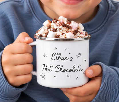 Starry Night Enamel Hot Chocolate Mug