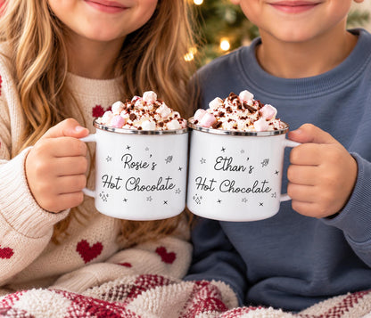 Starry Night Enamel Hot Chocolate Mug
